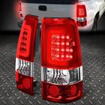 [Led Red C-Tube Bar]99-03 Silverado Sierra Tail Light Rear Stop Brake Lamp Speed Daddy