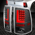 [Led Red L-Tube Bar]09-17 Ram 1500 2500 3500 Tail Light Brake Lamps Black Speed Daddy