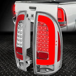 [Led Red Tube Bar]05-15 Toyota Tacoma Tail Light Brake Parking Lamps Chrome Speed Daddy