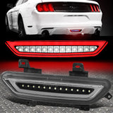 [Led Tube]15-18 Ford Mustang Third 3Rd Tail Brake Light Reverse Lamp Black Speed Daddy