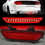 [Led Tube]15-18 Ford Mustang Third 3Rd Tail Brake Light Reverse Lamp Red Speed Daddy