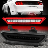 [Led Tube]15-18 Ford Mustang Third 3Rd Tail Brake Light Reverse Lamp Tinted Speed Daddy