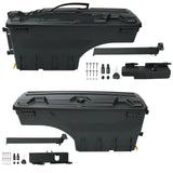 Left+Right Swing Case Truck Bed Storage Tool Box For 1987-2011 Dodge Ram Dakota BLACKHORSERACING