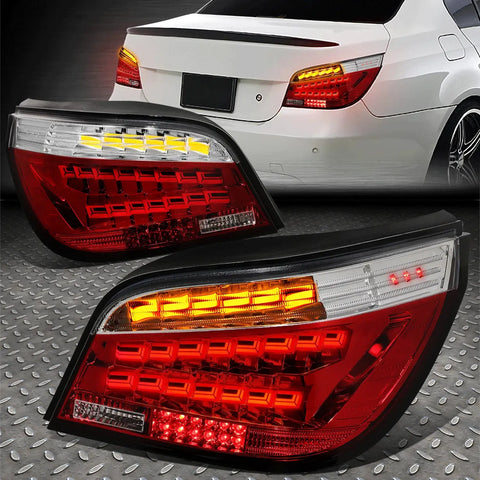 [Oled Sequential] 08-10 Bmw 528 530 550 M5 Sedan Rear Tail Lights Brake Lamp Speed Daddy