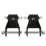 Pair Leaf Spring Rearward Shackle Bracket Set For Chevy Gmc Silverado 1500 BLACKHORSERACING