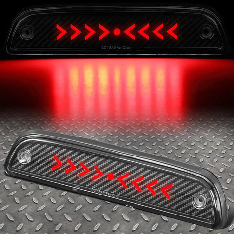 [Pulse Flash Arrow Led]95-21 Toyota Tacoma Carbon Fiber Look 3Rd Brake Light Speed Daddy