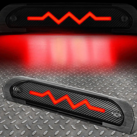 [Sequential Heartbeat Led]02-09 Dodge Ram 1500-3500 Carbon Third Brake Light Speed Daddy