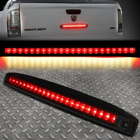 [Sequential Led]03-06 Dodge Ram Truck Tail Gate Third 3Rd Brake Light Smoked Speed Daddy