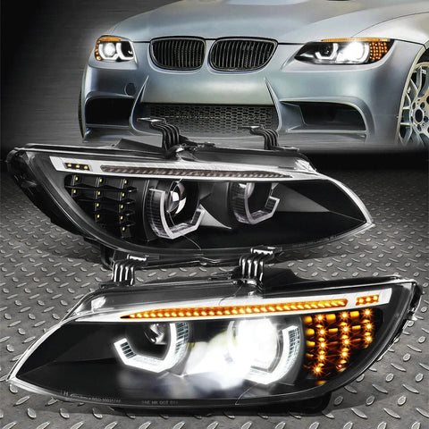 [Sequential Signal Start Up Led Drl] 07-13 E92 E93 Projector Hid Headlights Speed Daddy