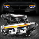 [Sequential Start Up Drl] Bmw G30 5-Series Projector Full Led Headlights L+R Speed Daddy