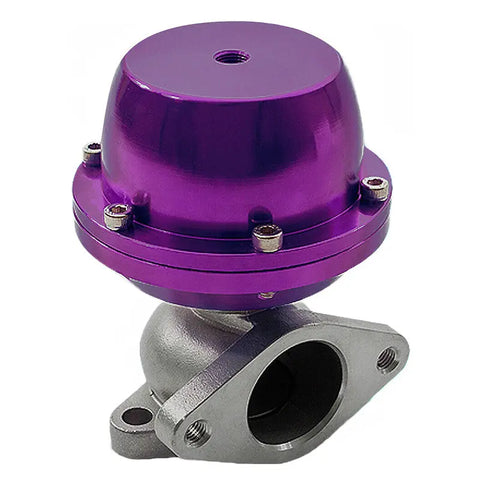 TURBO CHARGER BYPASS TURBOCHARGER MANIFOLD EXHAUST PURPLE 38MM WASTEGATE+SPRING DNA MOTORING