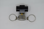 Water Hose Coolant Temperature Sensor Hose Adapter W/ Pressure Gauge 26mm Univer MD Performance