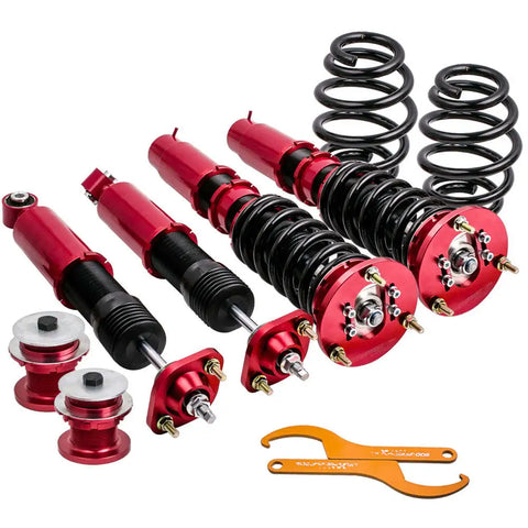 Height Adjustable Coilover Suspension Kit compatible for BMW E46 Coilovers 3 Series 1998 - 2006 325i 323i 328i 320i MAXPEEDINGRODS UK