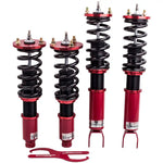 24 Ways Damper ajustable Compatible for Honda Accord 2008-2012 2.4L 3.5L engine Coilovers Suspension Kit Red MAXPEEDINGRODS UK