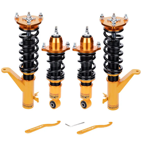 Complete Coilovers Kit compatible for Honda Civic EM2 2001 2002 2003 2004 2005 Adj. Damper MAXPEEDINGRODS UK