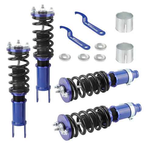 Height Adjustable Coilover Suspension Kit Compatible for Honda Civic Integra CRX 1992-2000 MAXPEEDINGRODS UK