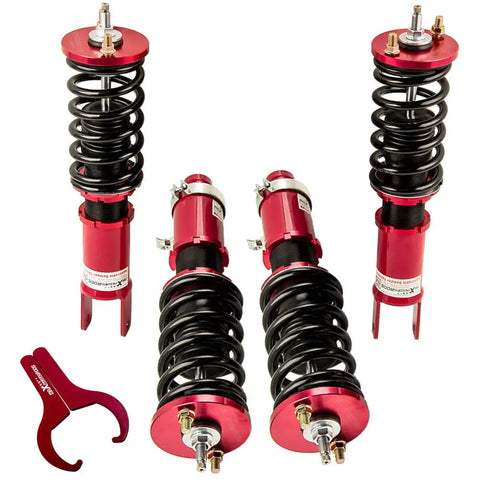 Height And Damper Adjustable Coilover Suspension Kit compatible for Honda Civic 1996-2000 EK2-EM1 MAXPEEDINGRODS UK