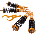 Compatible for Honda 2000 - 2009 S2000 Roadster 2.0/2.2L 24 Ways Adjustable Coilover / Shock Absorber Suspension Kit MAXPEEDINGRODS UK