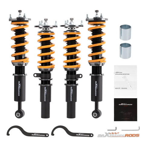 Upgarde T6 Advanced Series Coilovers Suspension Kit compatible for BMW 5 Series E60 520i 528i 550i 2004-2010 MAXPEEDINGRODS UK