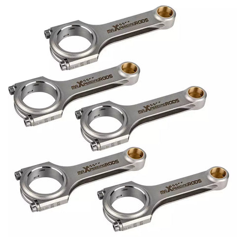 Compatible for Volvo S60 S60R 2.5L 143mm H-Beam Connecting Rods High Performance Conrods MAXPEEDINGRODS UK