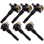 Compatible for BMW e36 323i 2.5 328i 193 231 170 CV 320i and 46 323 325 6x Ignition Coil Pack MAXPEEDINGRODS UK