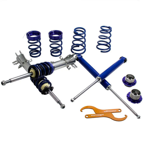 Ressort Coilover compatible for Fiat Punto / Grande Punto EVO 199 2005- Shock Lowering Kit MAXPEEDINGRODS UK