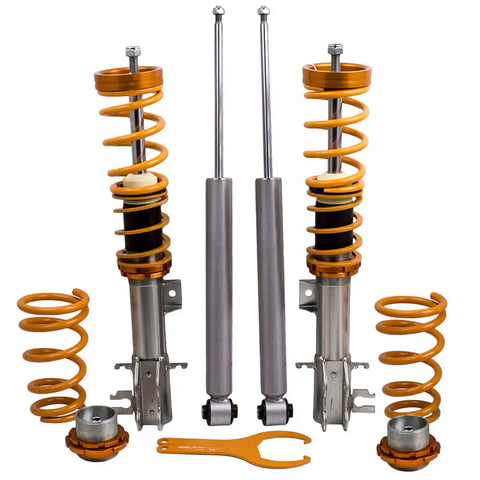 Compatible for Abarth Coilovers compatible for Fiat Punto 2012-2018 Front Rear Shock Absorber Set MAXPEEDINGRODS UK