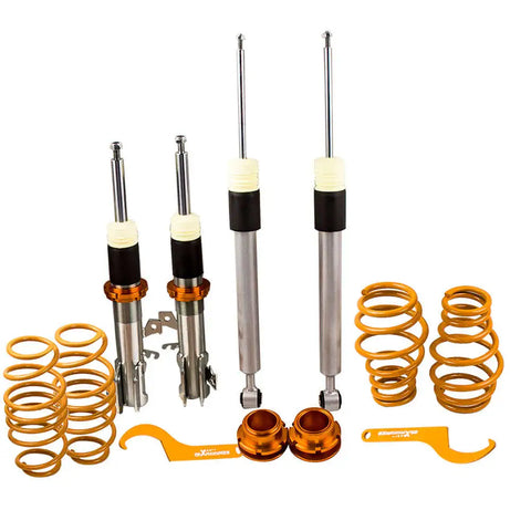 Compatible for Ford Fiesta Mk7 JA8 MK VI Lowering Coilovers Strut Suspension Shock Absorber MAXPEEDINGRODS UK