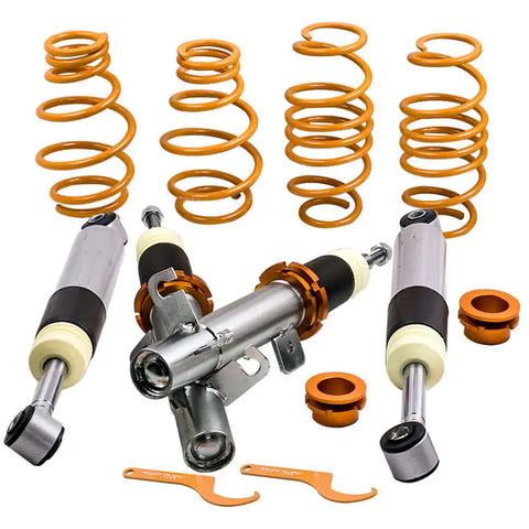 Coilovers Suspension compatible for Ford Fiesta Mk6 1.6 Zetec S Jh Jd Coilovers Shock Strut MAXPEEDINGRODS UK