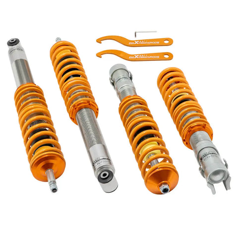 Coilover Coil Spring Over Struts Adjustable compatible for VW Golf MK2 MK3 Jetta MK2 MAXPEEDINGRODS UK