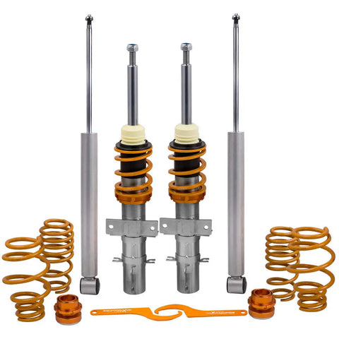 Compatible for Seat Ibiza MK3 02-08 compatible for VW Polo MK4 9N 1.2L 1.4L Coil Spring Coilovers MAXPEEDINGRODS UK