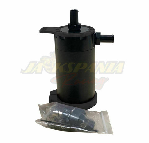 For Mishimoto MMBCC-UNI-RD Performance Universal Baffled Oil Catch Can Black USA JackSpania Racing