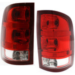 [Plug & Play] 2007-2013 GMC Sierra 1500 2500 3500HD Tail Lights Lamps Left+Right CPW