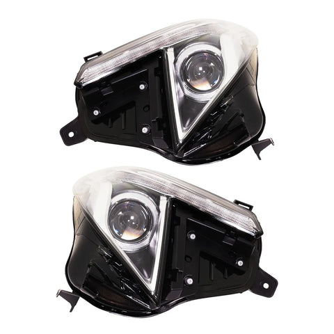 Headlight Set For 2017-2019 Cadillac XT5 Driver and Passenger Side Halogen CPW