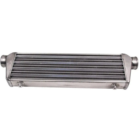 UNIVERSAL TURBO FRONT MOUNT ALUMINUM INTERCOOLER 27 x 7 x2.5 Tube Fin MAXPEEDINGRODS UK